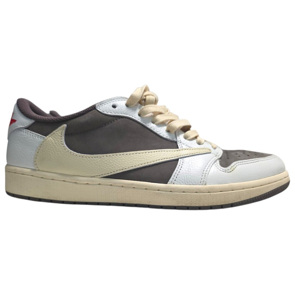 Jordan 1 Men's Retro Low OG SP Travis Scott Reverse Mocha Sneakers Size 12